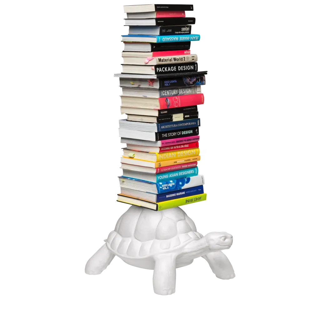 RemontPro - QEEBOO Turtle Carry Bookshelf White