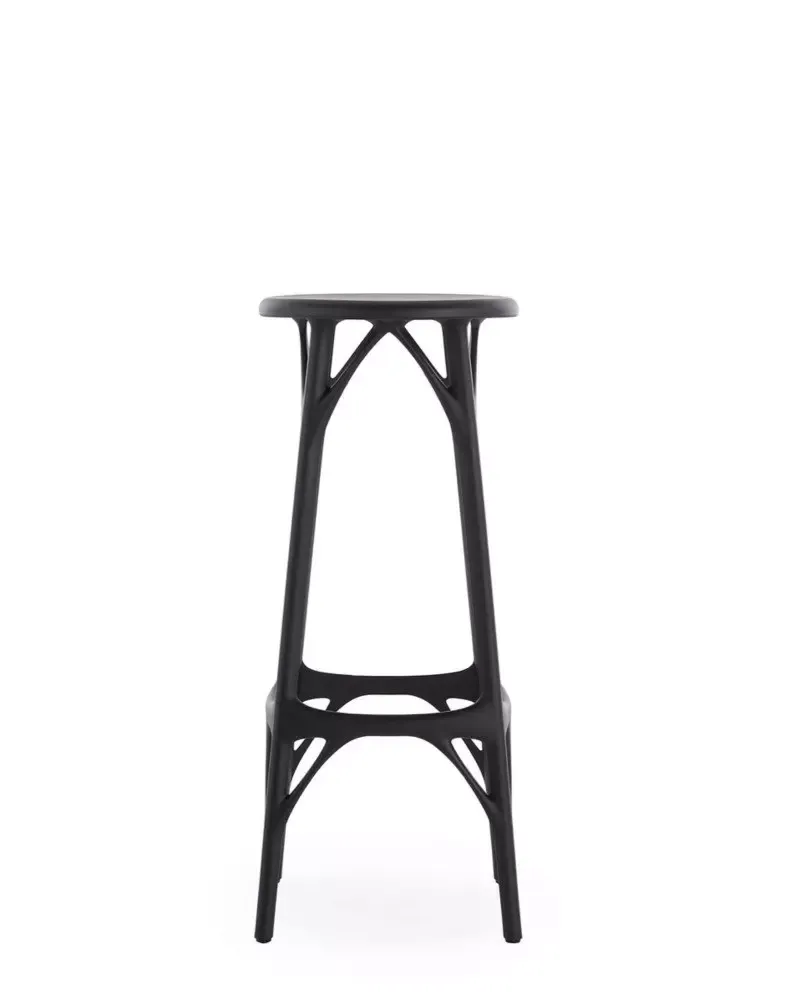 RemontPro - Стул барный Kartell A.I. Stool Light (черный) высота сидения 75 см
